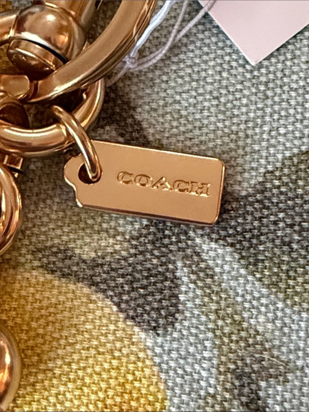 🔑🩷🔑 COACH KEY CLUSTER BAG CHARM KEYCHAIN 🔑🩷🔑  NWT 🔑🩷🔑